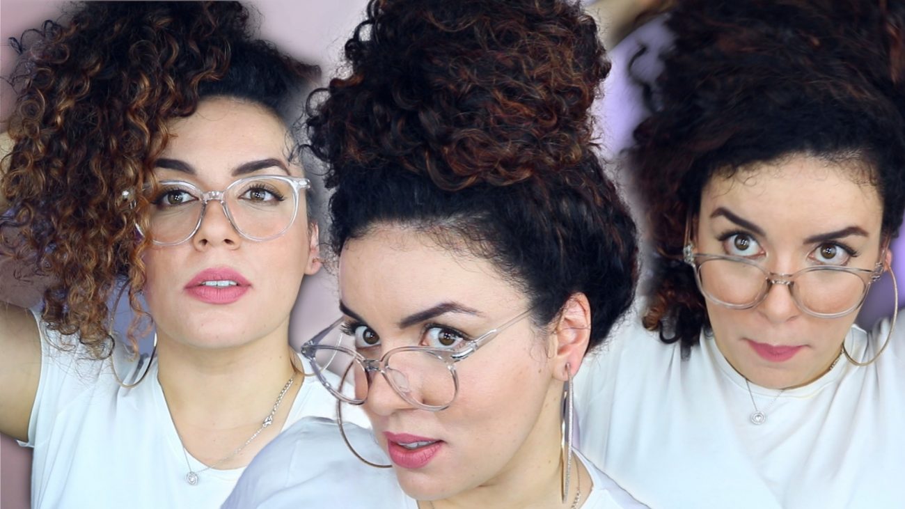 Penteados para cabelo cacheado: 5 coques rápidos e fáceis de fazer em casa!