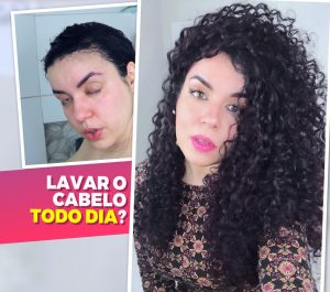 Pode lavar o cabelo cacheado todos os dias ou faz mal?