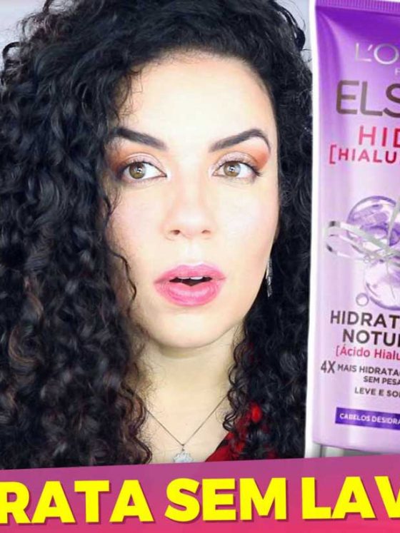 Testei Elseve Hidra Hialurônico Creme de Hidratação Noturna para cabelos da L´Oréal