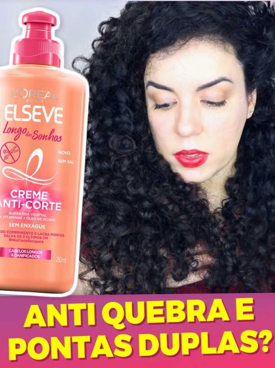 Testei Elseve Longo dos Sonhos contra pontas duplas, quebra e a favor do crescimento capilar