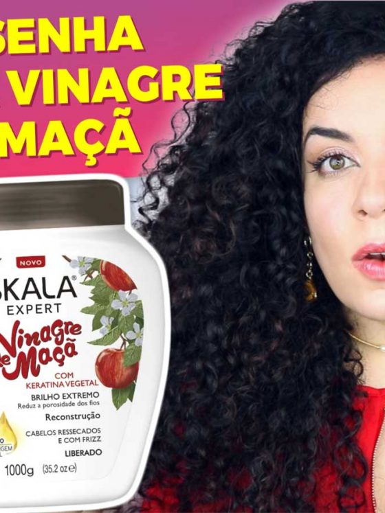Resenha Creme Skala Vinagre de Maçã: é bom para Reconstrução de cabelos ressecados e com frizz?