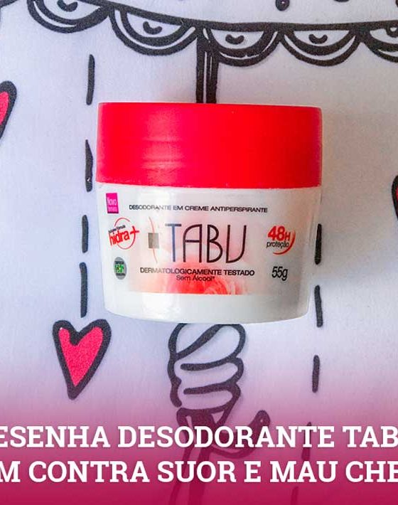 Testei Tabu Desodorante Antiperspirante em creme: elimina mau cheiro? Suor? Resenha
