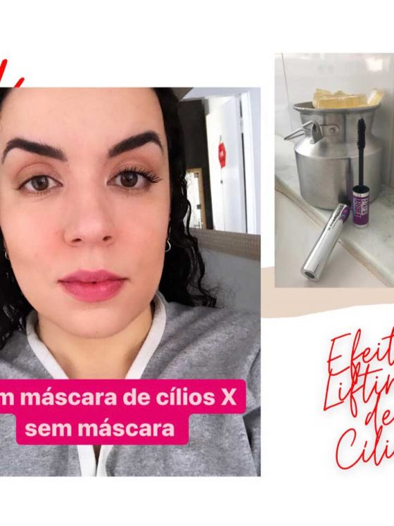 Máscara efeito lifting de cílios para cílios retos: Resenha The Falsies Lash Lift de Maybelline