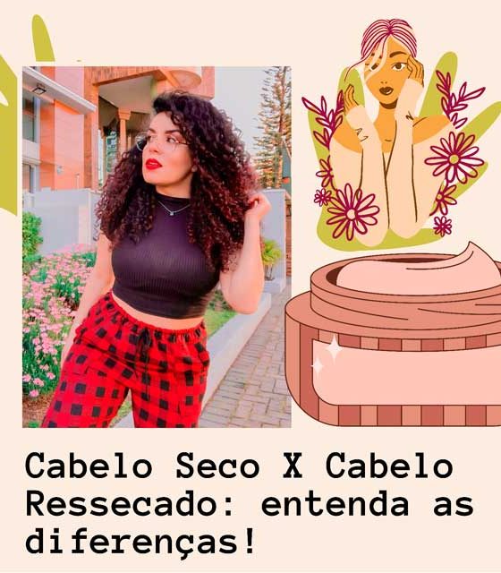 Qual a diferença entre cabelo seco e ressecado?