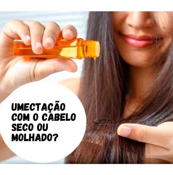 Fazer umectação com o cabelo seco, molhado ou úmido? 3 dúvidas comuns