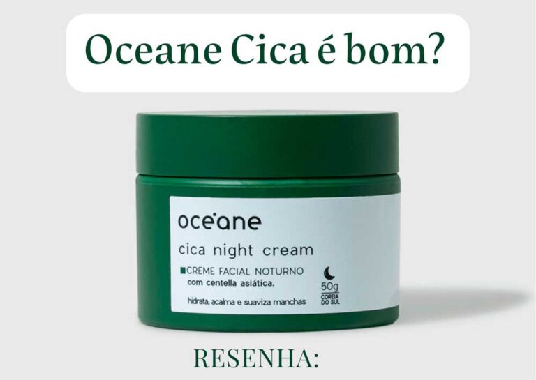 Oceane Cica é bom? Resenha Creme Facial Noturno Cica Night Cream 50g
