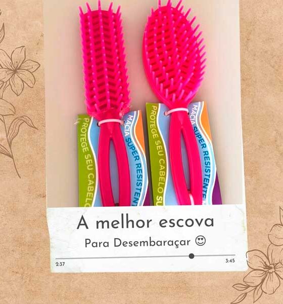 Qual é a melhor escova para desembaraçar o cabelo cacheado? 3 características!