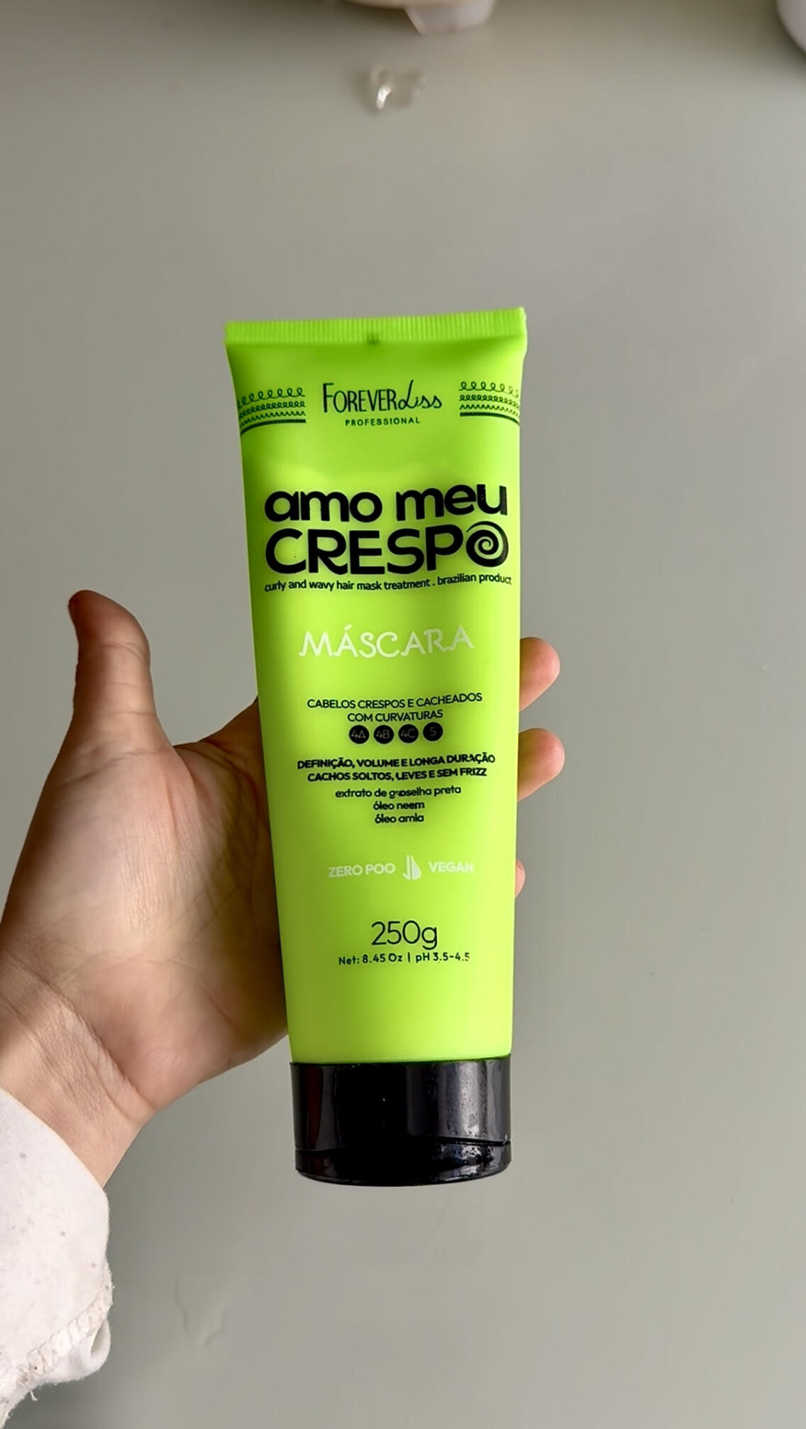 Resenha Máscara de Hidratação Amo Meu Crespo Forever Liss