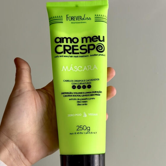 Resenha Máscara de Hidratação Amo Meu Crespo Forever Liss