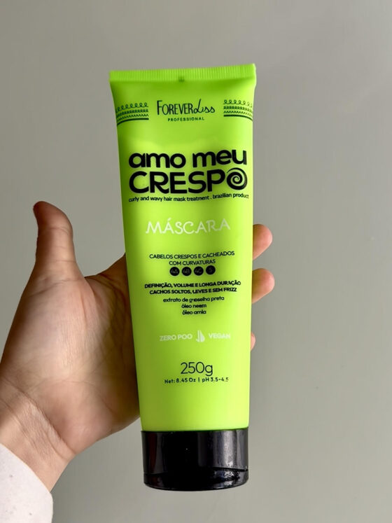 Resenha Máscara de Hidratação Amo Meu Crespo Forever Liss